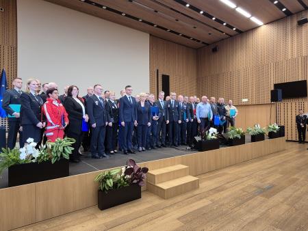 Svečanost ob svetovnem dnevu Civilne zaščite. Foto: MU Istre.
